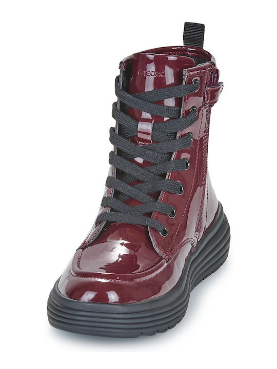 J Phaolae Kinderstiefel mit Schnürsenkeln Rote