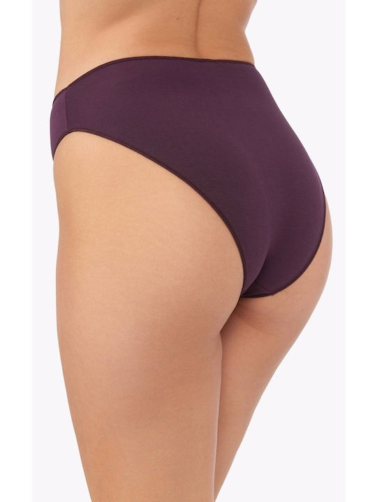 Minerva Fimelle Tai Modal Women's Slip 2Pack Aubergine/Purple