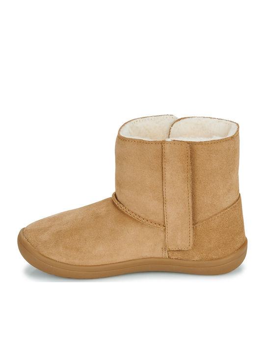 Keelan Ii Suede Παιδικές Μπότες με Σκρατς Καφέ