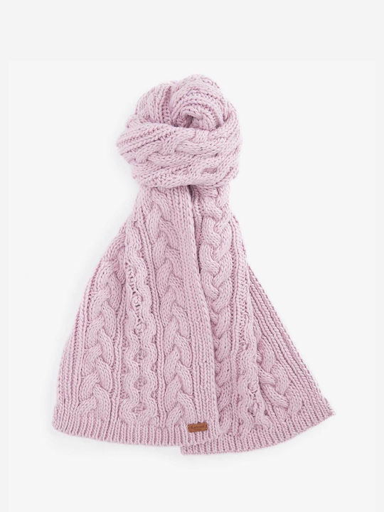 Barbour Penshaw Set with Beanie Knitted in Lilac color