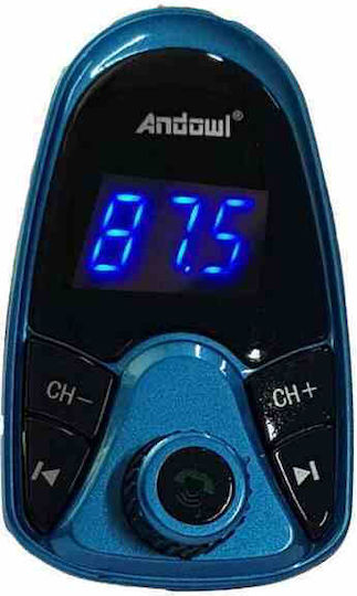 Andowl FM Car Transmitter Q-B68 with Bluetooth / USB