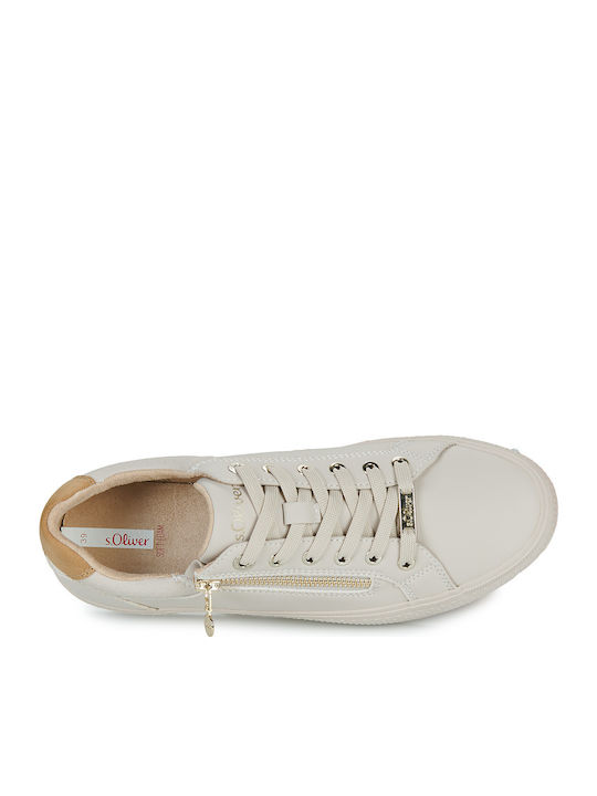 Essentials Γυναικεία Flatforms Sneakers Μπεζ