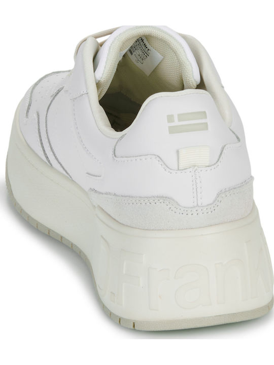 Γυναικεία Flatforms Sneakers Λευκά