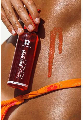 Byrokko Shine Brown Watermelon Tanning Oil Self Tanning oil Body 145ml