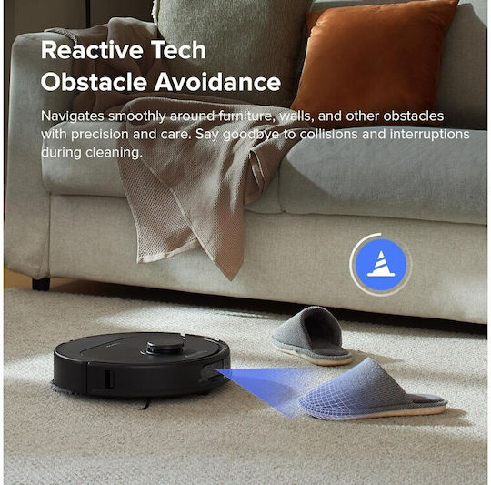 Roborock Q Revo S Robot Vacuum for Vacuuming & Mopping with Mapping and Wi-Fi Black