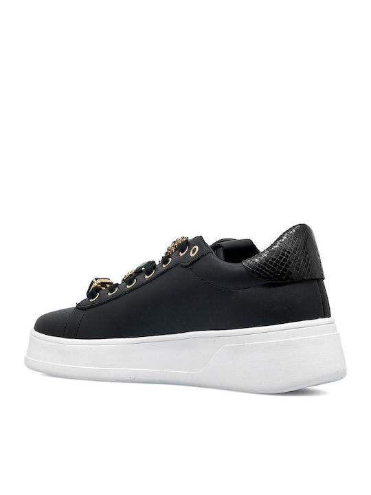 Γυναικεία Sneakers Μαυρο / Μαυρο Φίδι