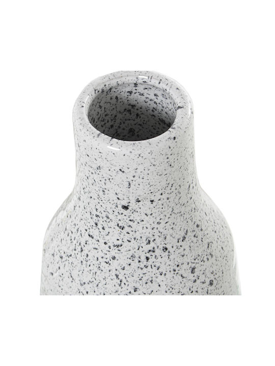 Vase Alexandra House Living White Silver Ceramic 13 X 13 X 37 Cm