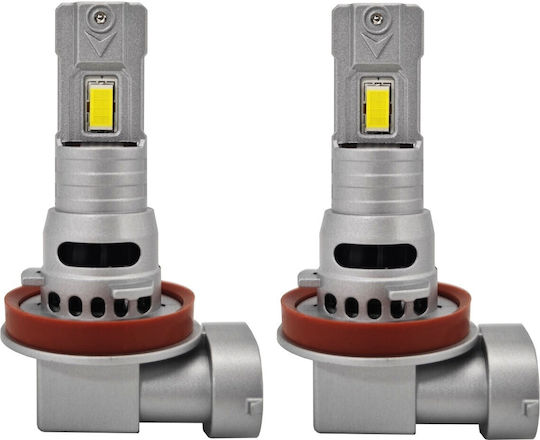 Λάμπες Αυτοκινήτου H11 / H16 Canbus LED 5000K Ψυχρό Λευκό 12V / 10V / 16V 2τμχ