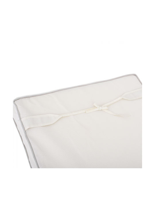 HomeMarkt Sunbed Cushion with Backrest Sifnos Beige 194x70cm