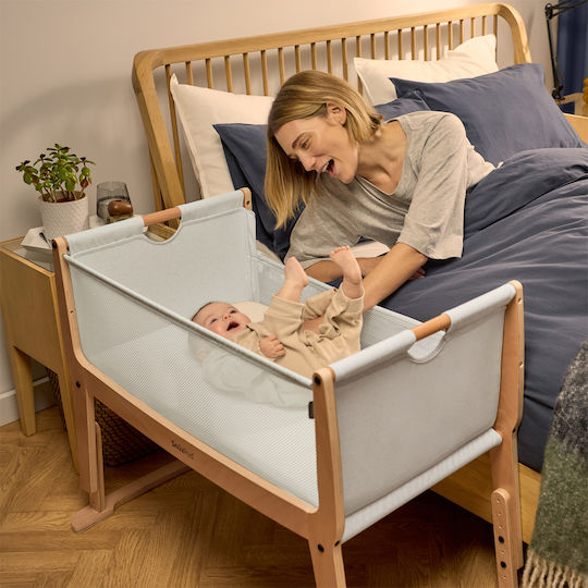 Snuz Wiege mit Matratze und Seitlicher Öffnung Natural