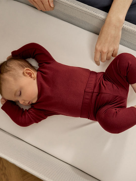 Snuz Wiege mit Matratze, Seitlicher Öffnung und Rädern Grey