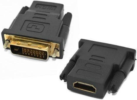 Cimuto DVI to HDMI Adapter Male-Female Shielded Gold-Plated High Quality