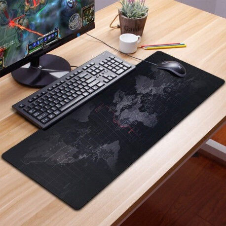 Mouse Pad Zola Rubberized Gaming World Map 90 X 40 Cm