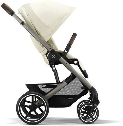 Cybex Eos Lux TPE B Baby Stroller Suitable for Newborn Seashell Beige | Light Beige 13kg