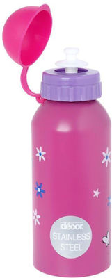 Ecolife Kids Water Bottle Stainless Steel Gray 450ml