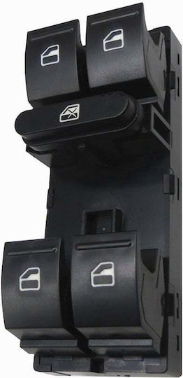 Comutator geamuri auto pentru Seat Altea / Toledo / Leu / Ibiza Volkswagen Passat / Magazin online de golf / Jetta / Turul / Tiguan / Touareg / Polo / Caddy / Eos / Scirocco / CC - Centru de Comerț Electronic / Golf Plus / Amarok