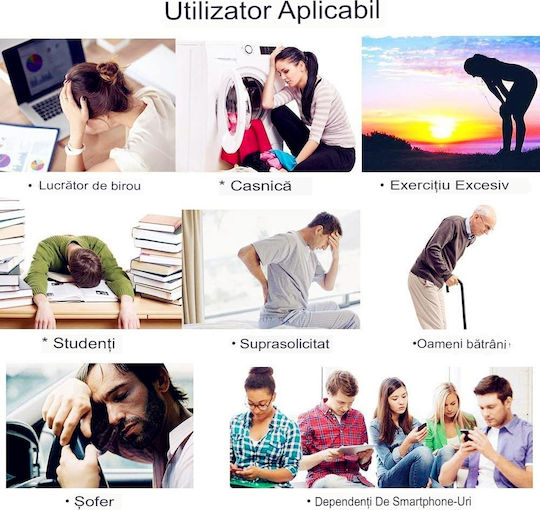 Masatoare Electrice Electroterapie pentru Corp Argintiu