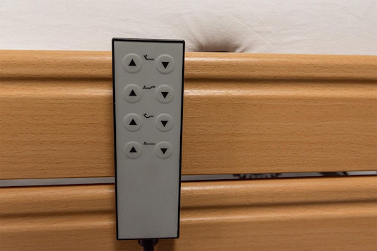 Tecfor Care Ecofit Elektrisch / Handbuch Polyeder Krankenhausbett mit Seitenleiste / Matratze / Räder / Bremsen