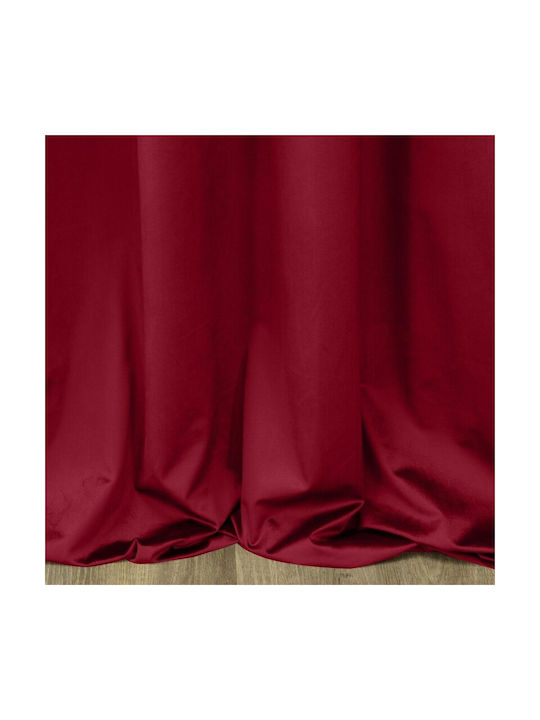 Eurofirany Perdea cu Coafură Sibel Burgundy 140x270buc