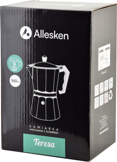 Teresa Moka Pot 360ml 10x17xh21cm Allesken