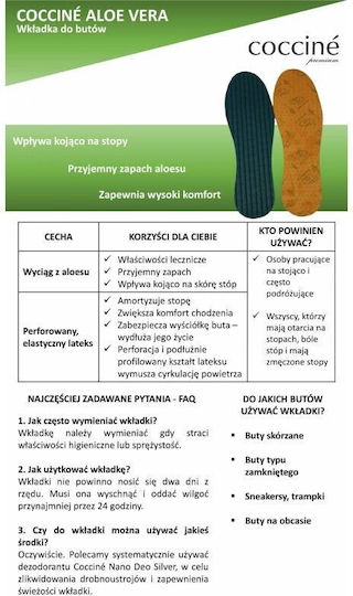 Coccine Ανατομικοί Πάτοι Παπουτσιών 103071/43 2τμχ