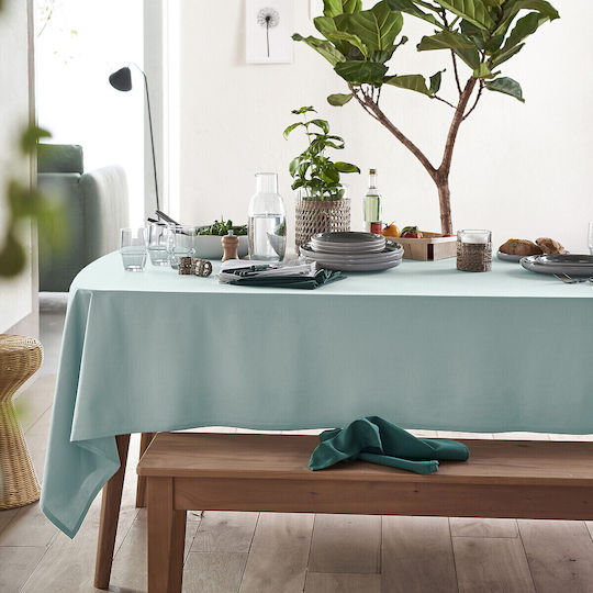 La Redoute Interieurs Τραπεζομάντηλο Βαμβακερό Μπεζ 150x150εκ.