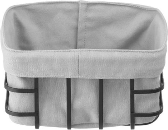 Black-gray Bread Basket Fabric Lining Hendi 19x19 Cm