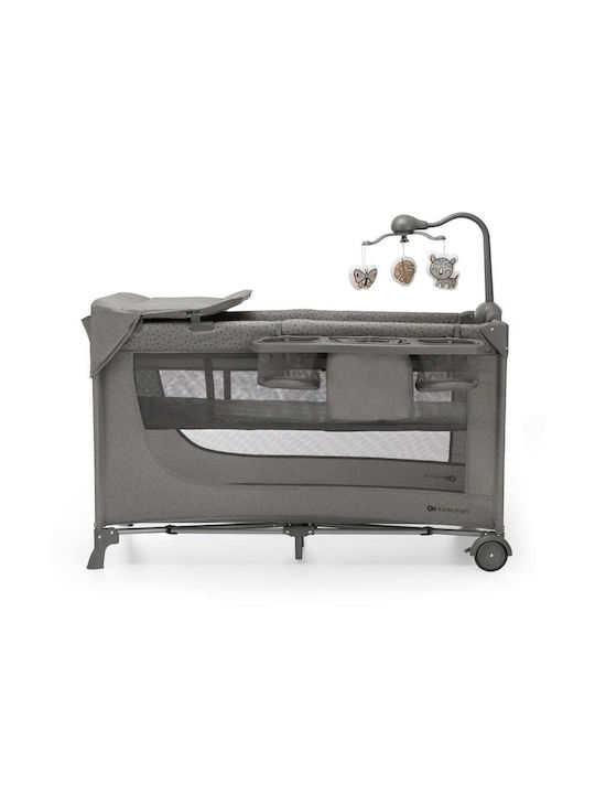 Kinderkraft Joy2 Playpen 2 Levels with Mattress Gray 129x73cm