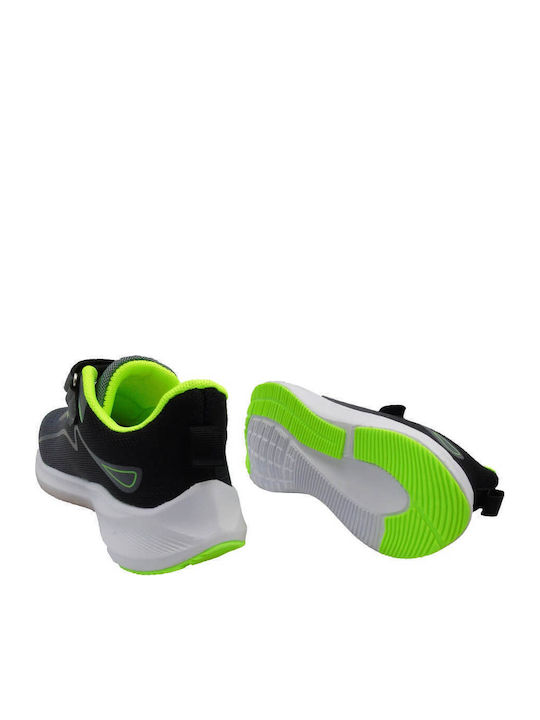 Kids Sneakers with Scratch Black