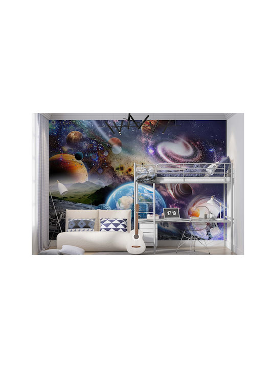 Moderne Wandtapete für Kinderzimmer Kosmos 260x390 Moderne Wandtapete für Kinderzimmer Kosmos 260x390