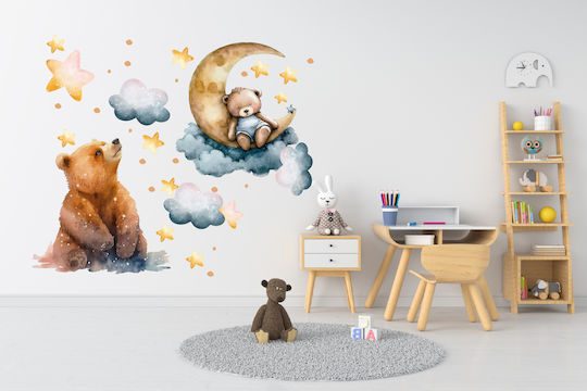 Bär Kinderzimmer Dekorationsaufkleber Set 60x120