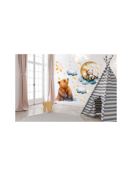 Bären Kinderzimmer Dekorationsaufkleber Set 120x240