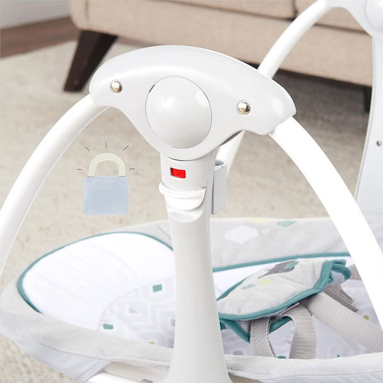 Ingenuity Elektrisch Baby Relax Schaukel ConvertMe Swing 2 Gray