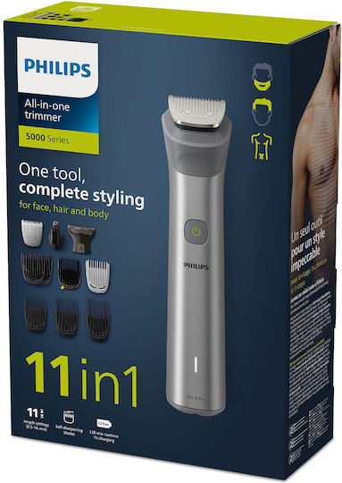 Philips Multigroom Series 5000 Reîncărcabilă Mașină de Tuns Argintie MG5930/15