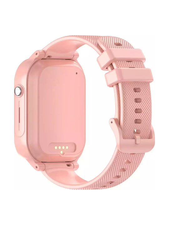 Nubi Kinder-Smartwatch 4G Mit GPS Und Kamera Rosa