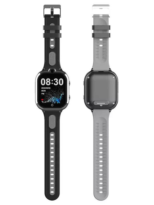 Nubi Παιδικό Smartwatch 4G με GPS & Κάμερα Μαύρο