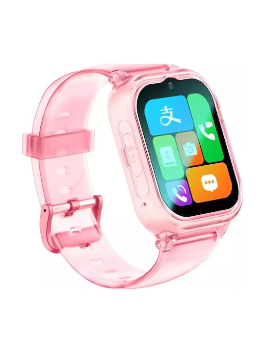 Nubi Kinder-Smartwatch 4G Mit GPS Und Kamera Rosa