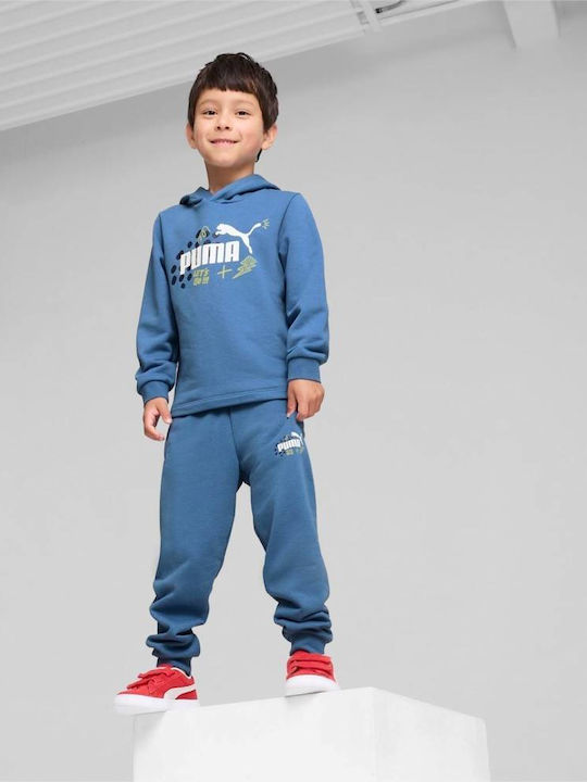 Kids Sweatpants Blue Horizon Ess+