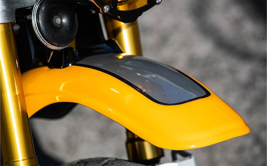 C-Racer Front Motorcycle Front Wheel Fender for Honda Monkey Black 1pcs