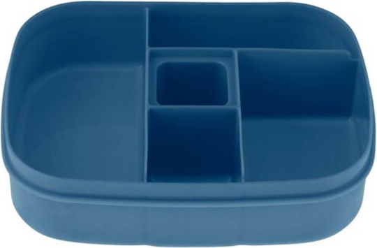Stephen Joseph Πλαστικό Παιδικό Σετ Φαγητού 0.7lt Μπλε 21 x 18 x 5.7εκ.