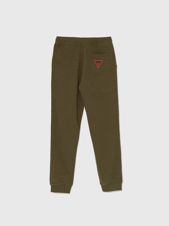 Guess Copilăresc Pantalon de Trening Army Olive Φουτερ