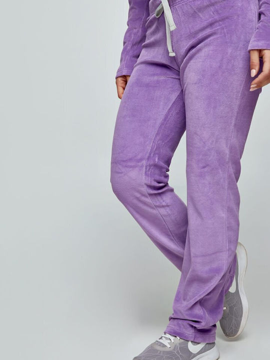 Set de Trening Catifea Lila