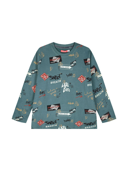 Energiers Kids Blouse Long Sleeve Green of the Desert