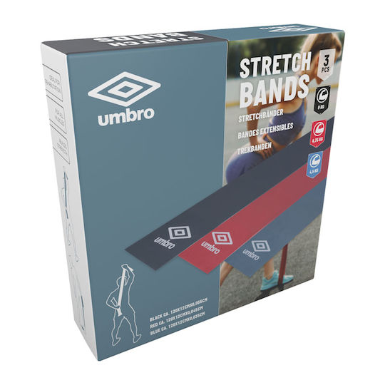Umbro Loop Bands Σετ 3τμχ Πολύχρωμα 1.20m