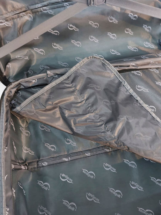 Diplomat Valiză De Călătorie Cabina Mică Colecția Seagull Tough Galbenă Cu 4 Roți Înălțime 55cm