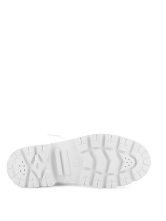 Pallabase Leather Women's Ankle Boots White