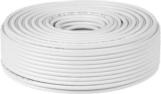 Rg6u Coaxial Cable 1 Mm Copper 100 M Length 75 Ohm Impedance