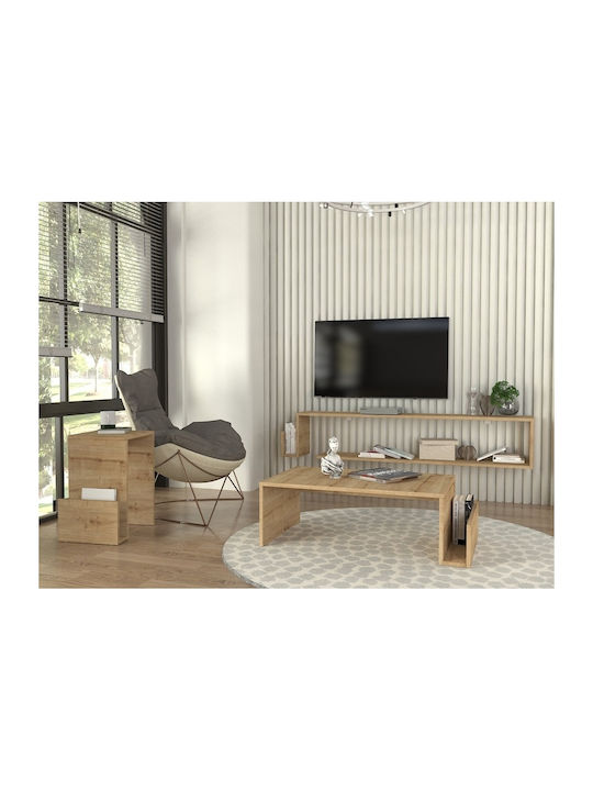 Masă Laterală Rectangulară Regnar Din Lemn Sapphire Oak L43,1xL33,5xÎ52cm