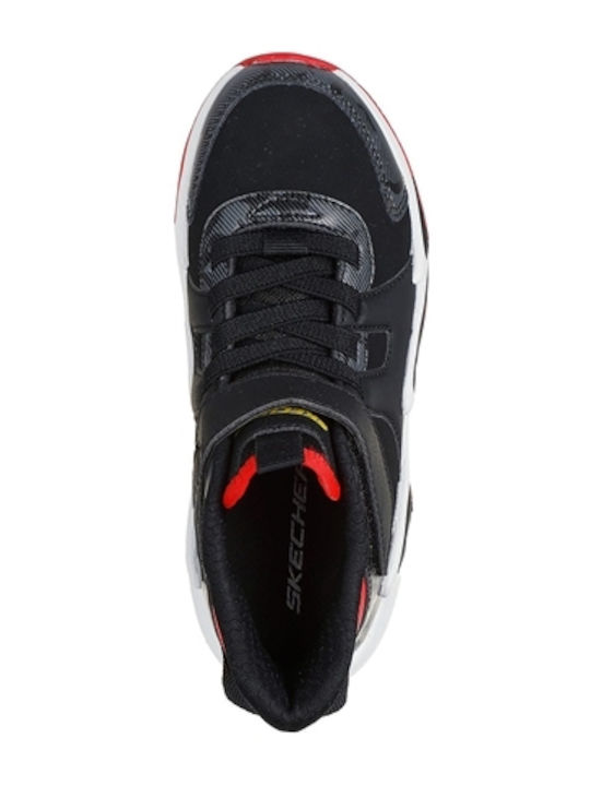 Skechers Παιδικά Sneakers High Μαύρα