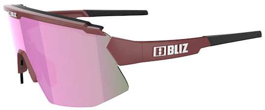 Bliz Cycling Glasses Breeze with Brown Frame & Multicolour Lenses